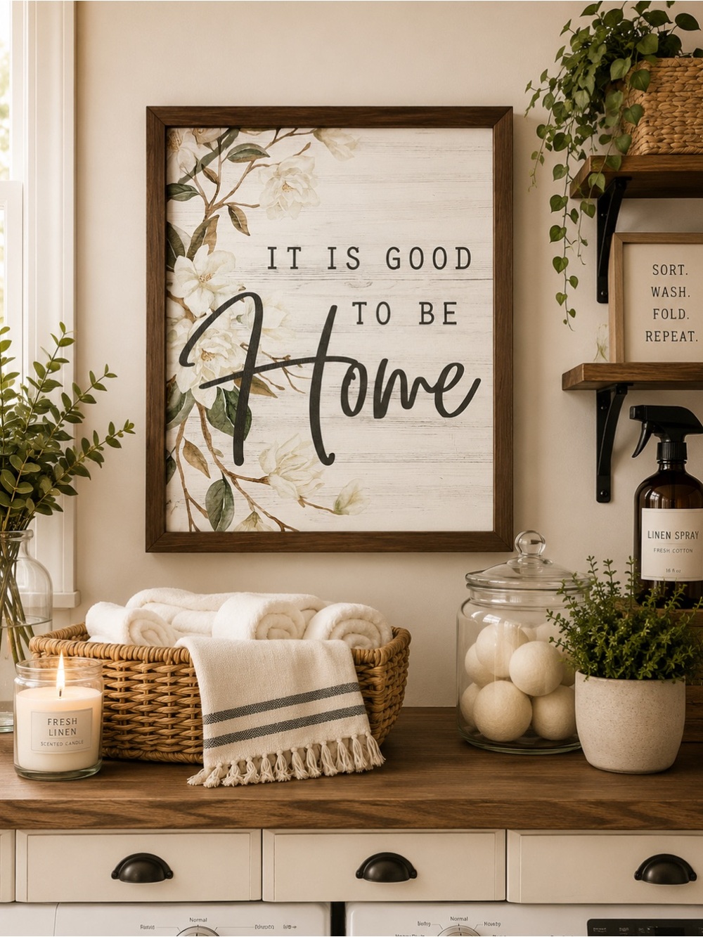 Wall Art: it is good to be home; brand new